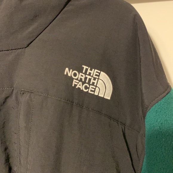 Emerald Green North Face Zip Up/Pullover - Picture 2 of 3